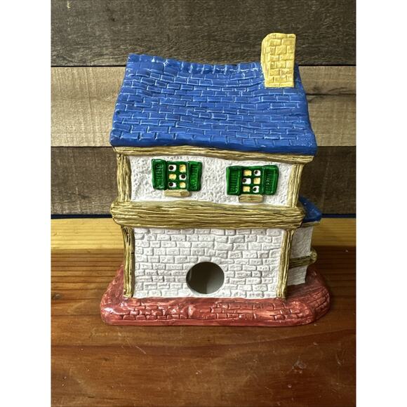 Vintage Christmas Village Yuletide Grocery Store Market - Picture 3 of 6